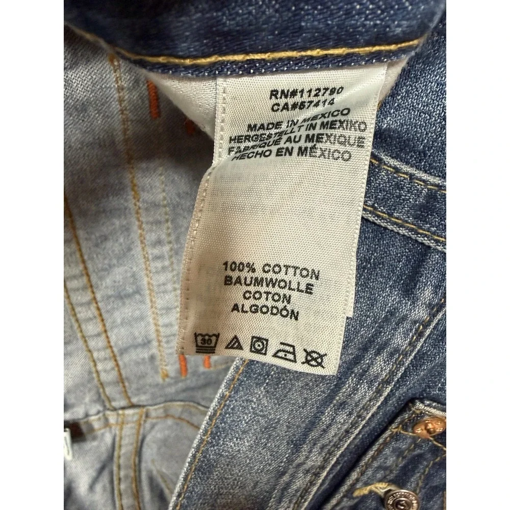 True Religion World Tour Men's Jeans Tag 42 Fits W44 L34 Blue Denim Straight Leg